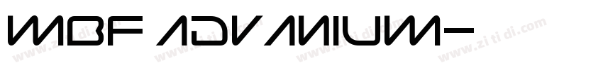 MBF Advanium字体转换